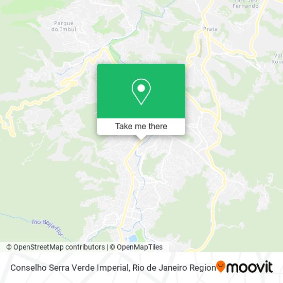 Conselho Serra Verde Imperial map