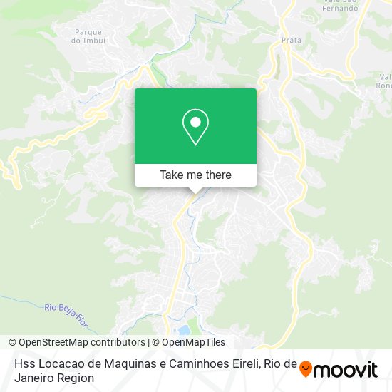 Hss Locacao de Maquinas e Caminhoes Eireli map