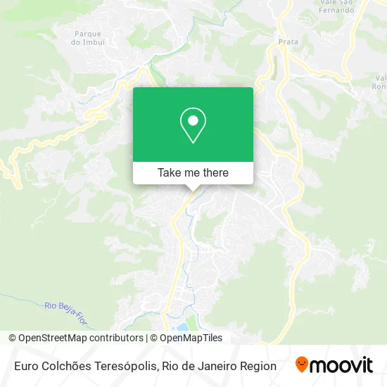 Euro Colchões Teresópolis map