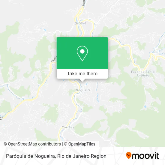 Paróquia de Nogueira map