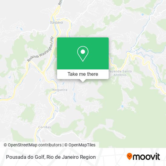 Pousada do Golf map