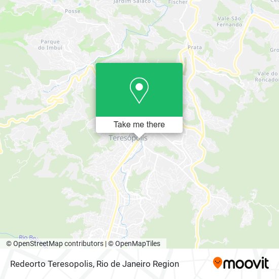 Redeorto Teresopolis map