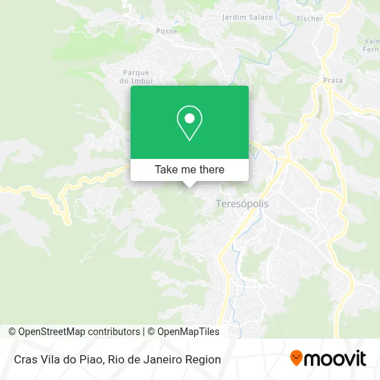 Cras Vila do Piao map