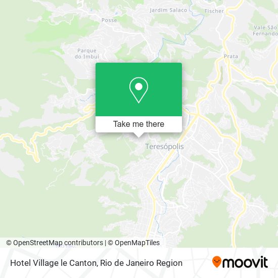 Hotel Village le Canton map