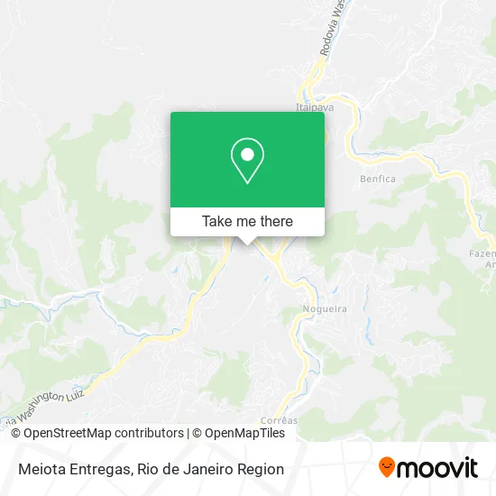 Meiota Entregas map