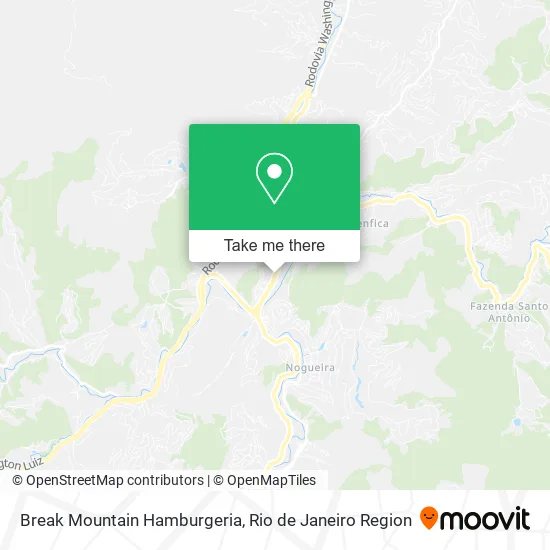 Break Mountain Hamburgeria map