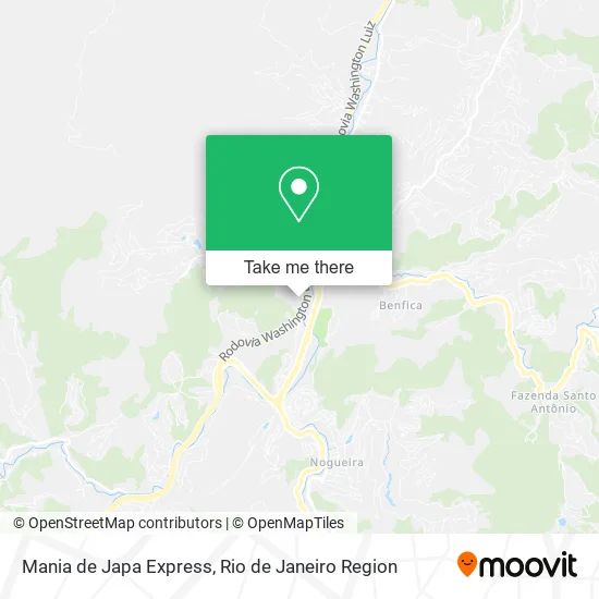 Mania de Japa Express map