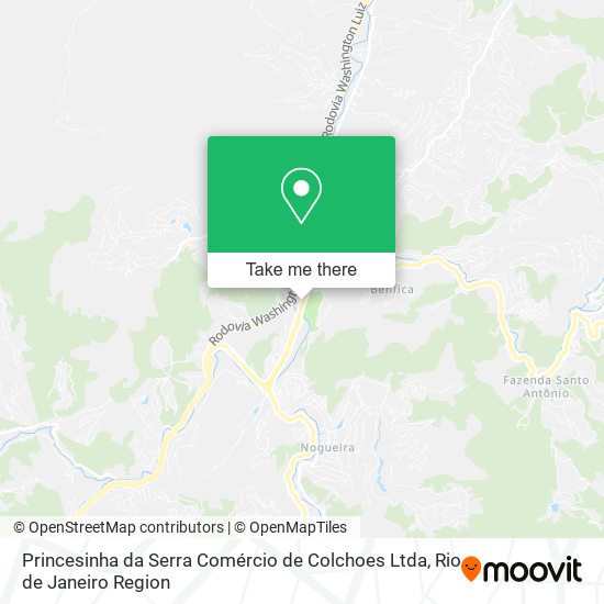 Princesinha da Serra Comércio de Colchoes Ltda map