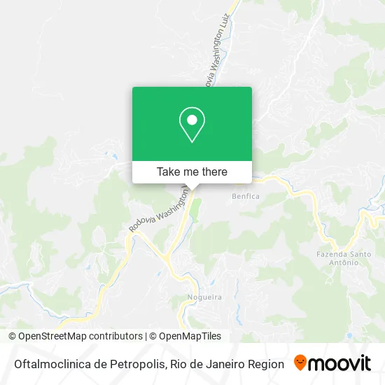 Oftalmoclinica de Petropolis map