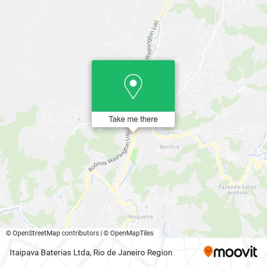 Itaipava Baterias Ltda map
