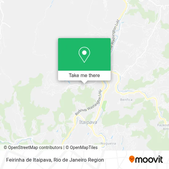 Feirinha de Itaipava map