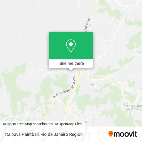 Itaipava Paintball map
