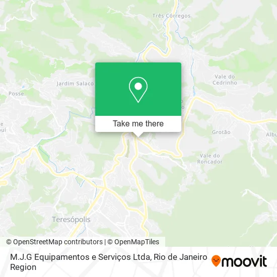 M.J.G Equipamentos e Serviços Ltda map