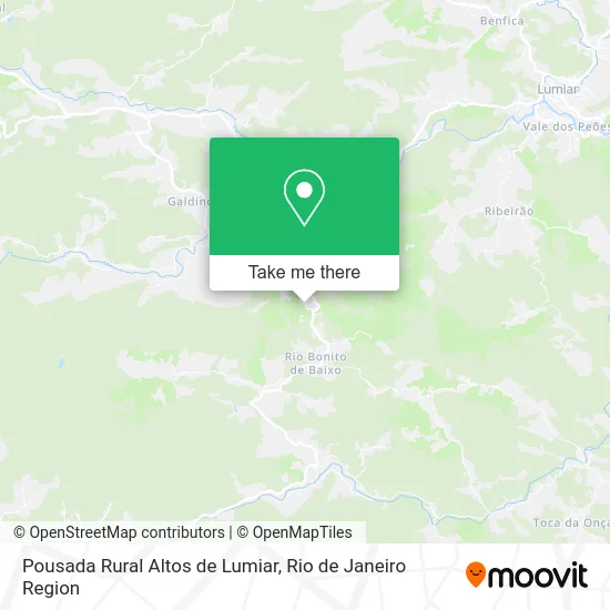 Pousada Rural Altos de Lumiar map