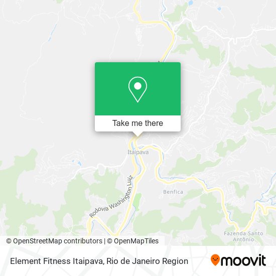 Element Fitness Itaipava map