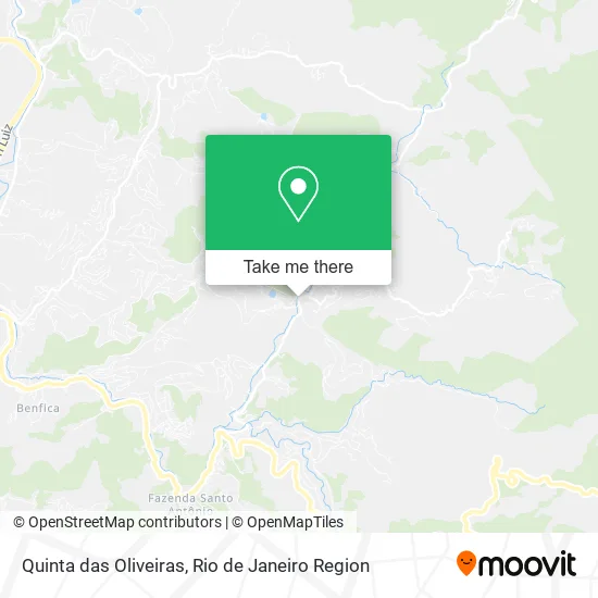 Quinta das Oliveiras map