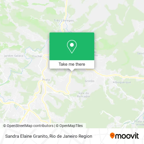 Sandra Elaine Granito map