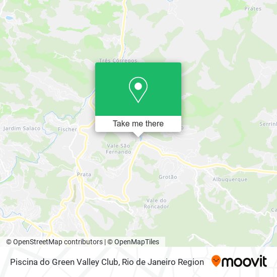 Piscina do Green Valley Club map
