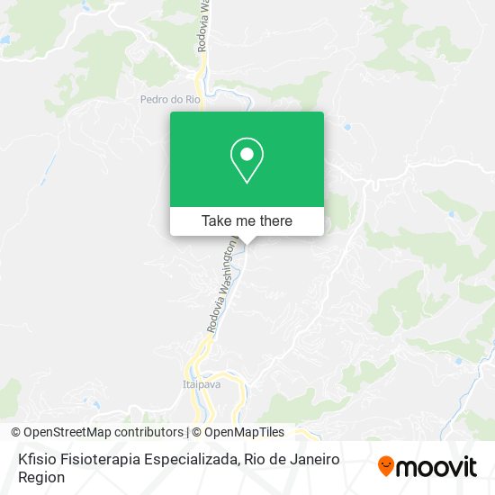 Kfisio Fisioterapia Especializada map