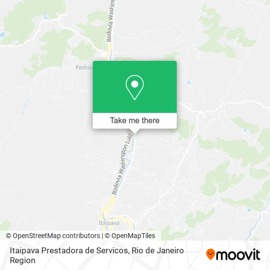 Itaipava Prestadora de Servicos map