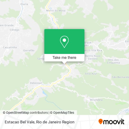 Estacao Bel Vale map