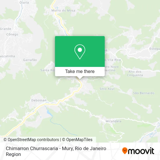 Chimarron Churrascaria - Mury map