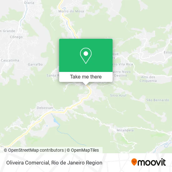 Oliveira Comercial map