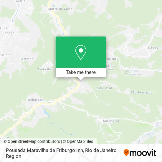 Pousada Maravilha de Friburgo Inn map