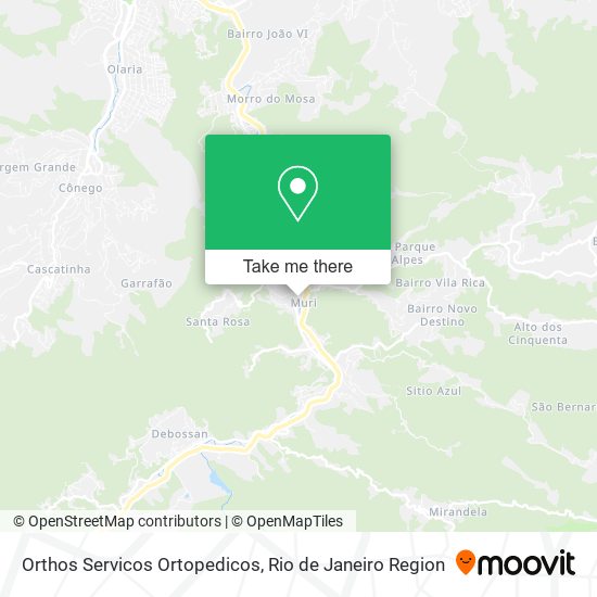 Orthos Servicos Ortopedicos map