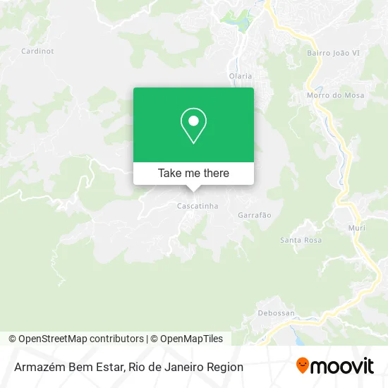 Armazém Bem Estar map
