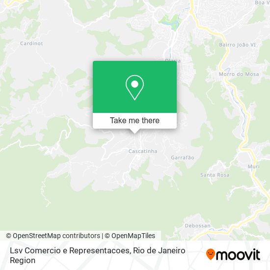 Lsv Comercio e Representacoes map