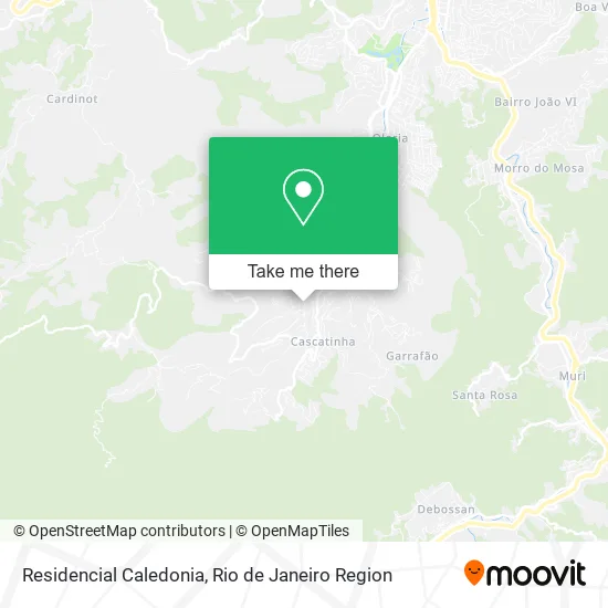 Residencial Caledonia map