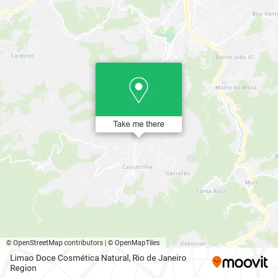 Limao Doce Cosmética Natural map