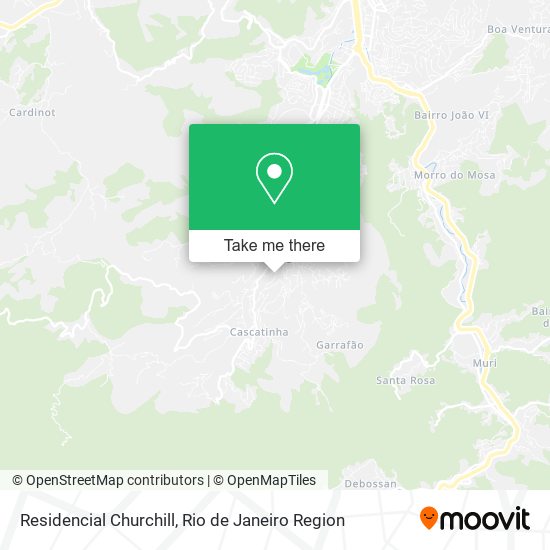 Residencial Churchill map