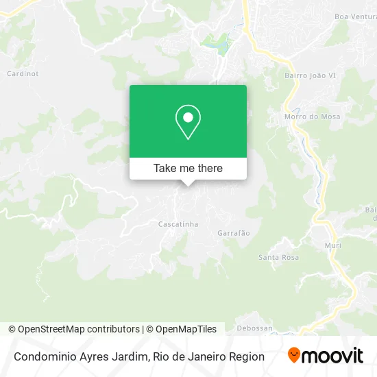 Condominio Ayres Jardim map