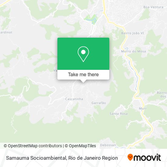 Samauma Socioambiental map