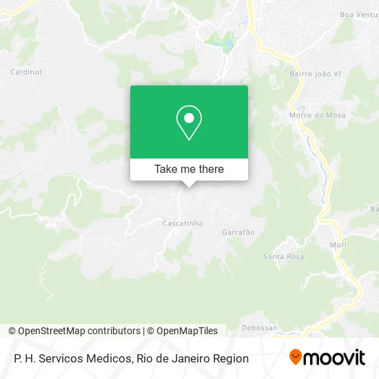 P. H. Servicos Medicos map