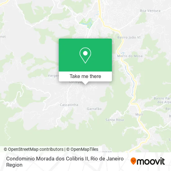 Condominio Morada dos Colibris II map
