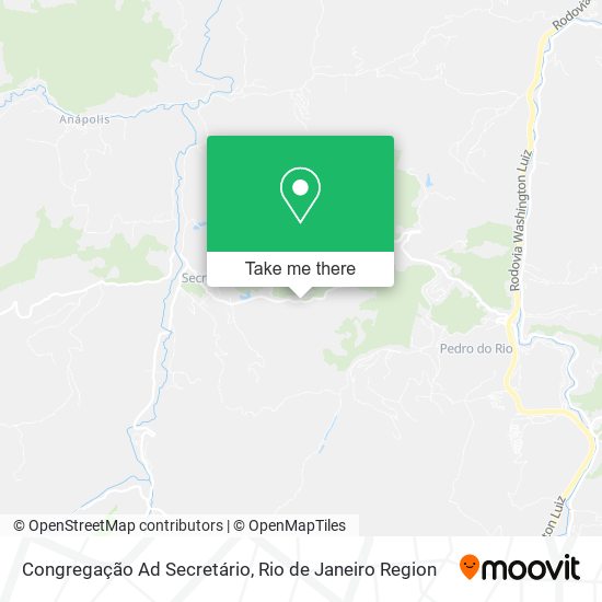 Congregação Ad Secretário map