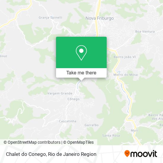 Chalet do Conego map