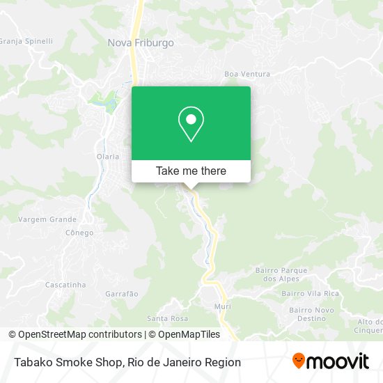 Tabako Smoke Shop map