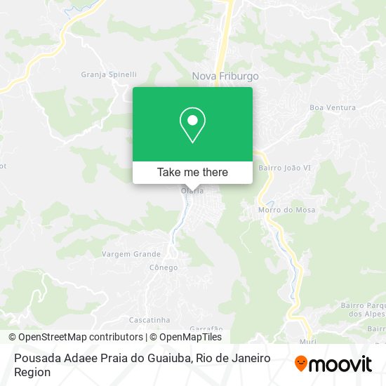 Pousada Adaee Praia do Guaiuba map