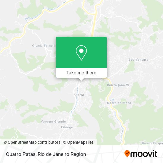 Quatro Patas map