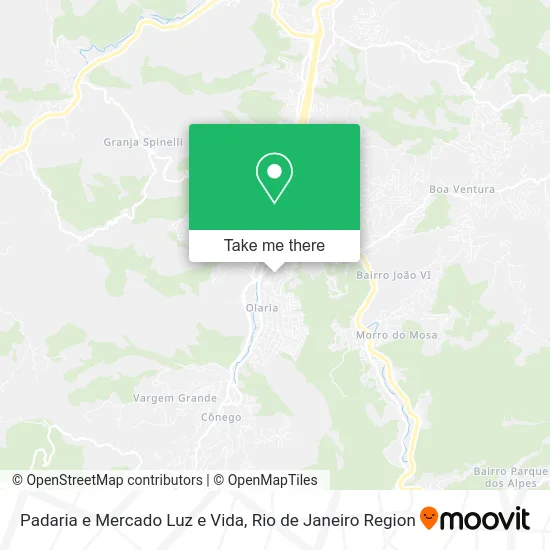 Padaria e Mercado Luz e Vida map