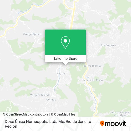 Dose Única Homeopatia Ltda Me map