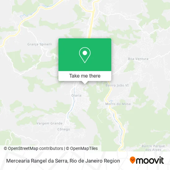 Mercearia Rangel da Serra map