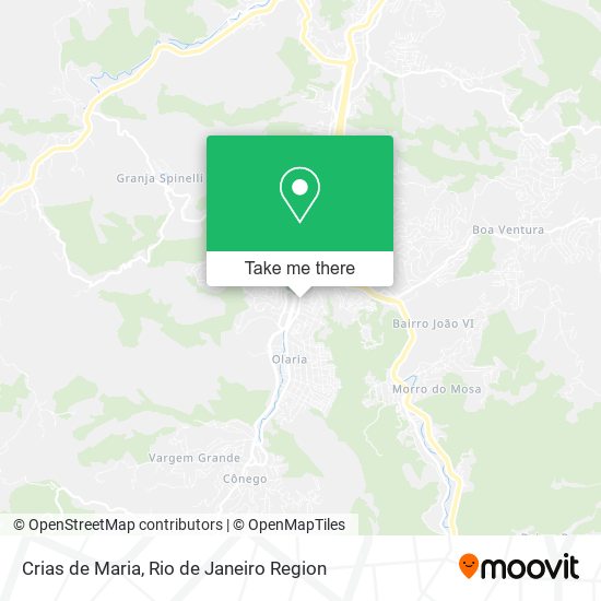 Crias de Maria map