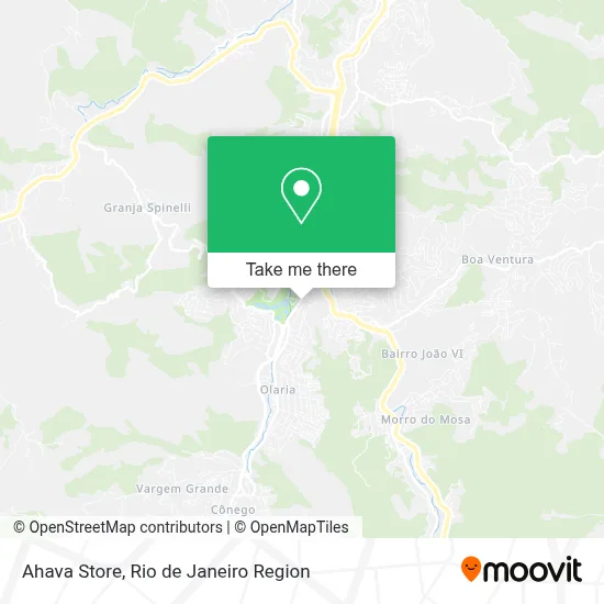 Ahava Store map