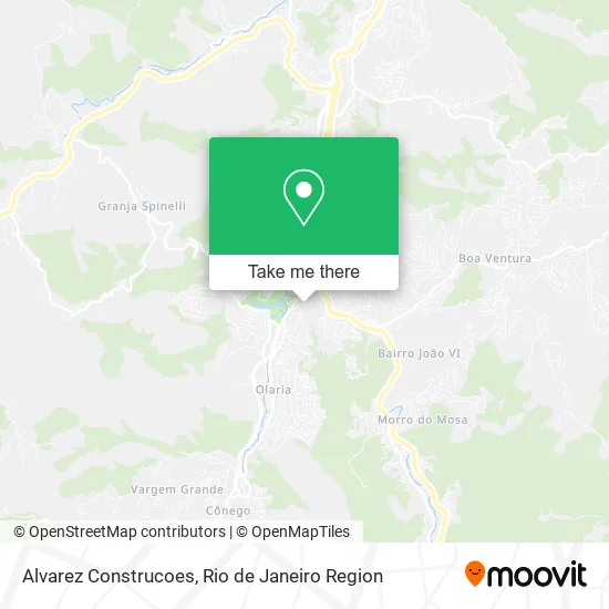 Alvarez Construcoes map