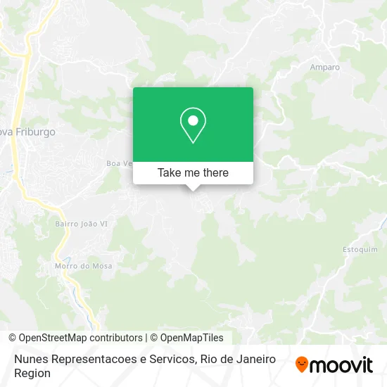 Nunes Representacoes e Servicos map